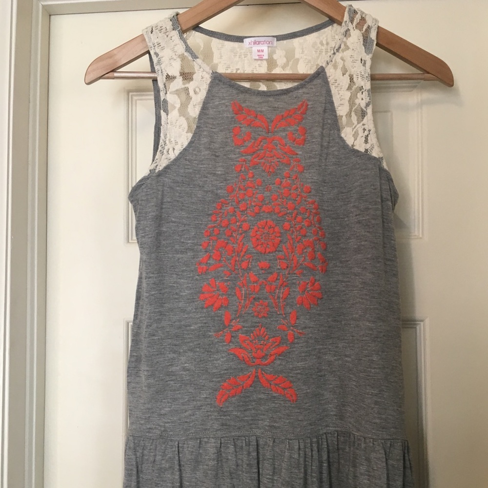 Xhilaration babydoll tank tunic